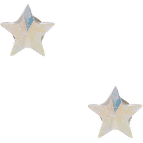 Boucles d'oreille en argent de 5mm avec strass en forme d’étoile - Claire's - Modalova