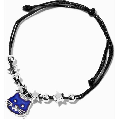 Bracelet en cordon étoiles et chat d’humeur bleus - Claire's - Modalova