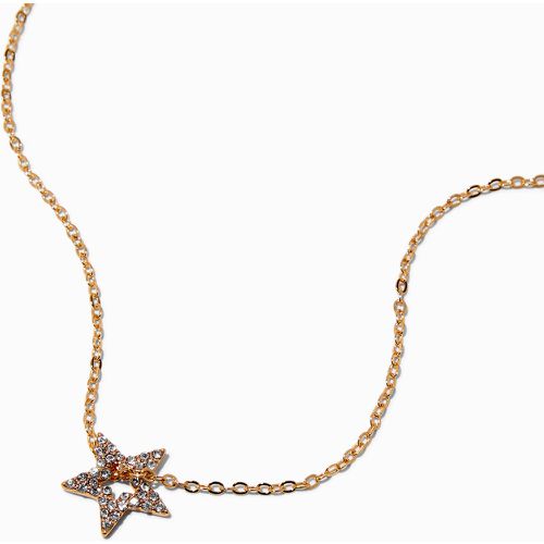 Collier à pendentif étoile pavée strass couleur - Claire's - Modalova