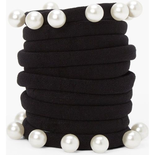 Élastiques roulés avec perles d’imitation - , lot de 10 - Claire's - Modalova