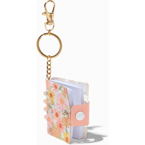 Porte-clés mini carnet imprimé marguerite - Claire's - Modalova