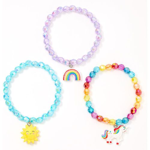 Bracelets élastiques perlés soleil magique Club - Lot de 3 - Claire's - Modalova