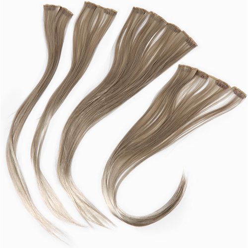 Extensions de cheveux synthétiques à clip couleur - Lot de 4 - Claire's - Modalova