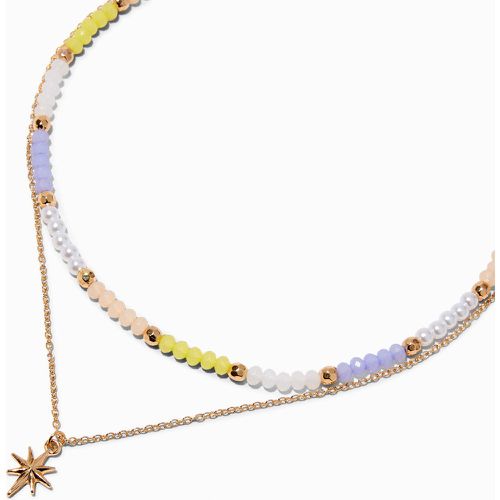 Collier multi-rangs étoile rayonnante perlé et couleur - Claire's - Modalova