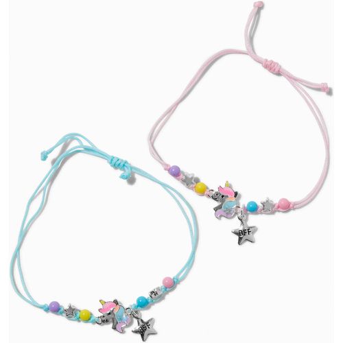 Bracelets multi-rangs licorne phosphorescents best friends - Lot de 2 - Claire's - Modalova