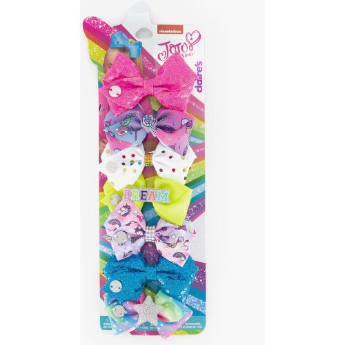 Claire's Mini nœuds pour cheveux 7 jours ™ - Lot de 7 - Jojo Siwa - Modalova