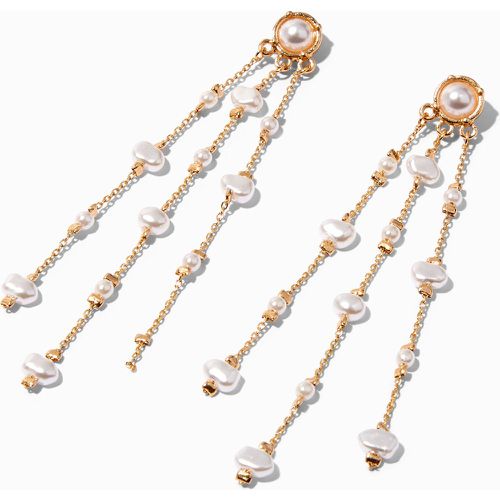 Pendantes 8 cm linéaires avec perles d’imitation à intervalles réguliers couleur - Claire's - Modalova