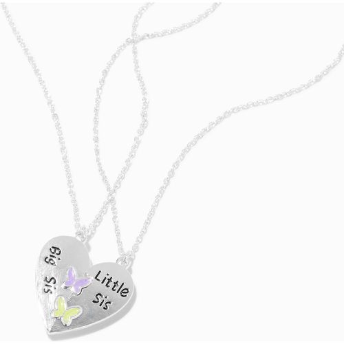 Colliers à pendentif cœur fendu papillon pour grande sœur et petite sœur Best Friends - Lot de 2 - Claire's - Modalova