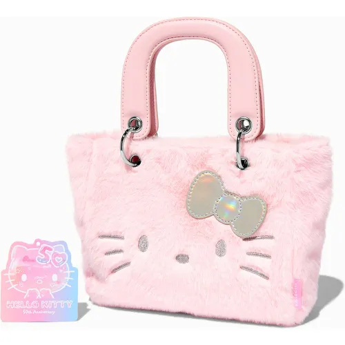 Claire's Sac cabas en fausse fourrure ® - Hello Kitty - Modalova