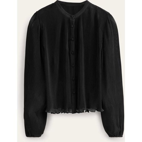 Blouse plissée Femme Boden, BLK - Boden - Modalova