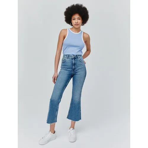 Jean flare cropped - BZB - Modalova