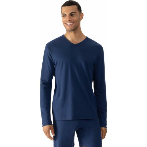T-shirt col en V manches longues S - mey - Modalova