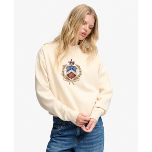 W2012721A Sweat Crest Loose (M), Casuel, Coton, Manche longue - Superdry - Modalova