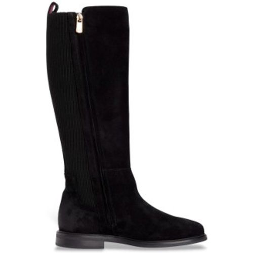 FW0FW08779 Bottes en daim et cuir (36), 1 à 3 cm, Fermeture éclair, Casuel - Tommy Hilfiger - Modalova