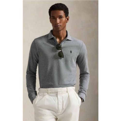 Polo en piqué Custom Slim Fit (XL), Casuel, Coton, Manche longue - Polo Ralph Lauren - Modalova
