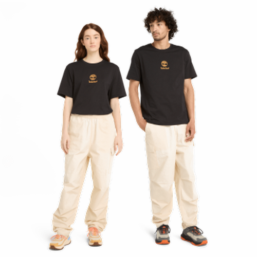Unisex. TB0A6WWT0011 T-shirt avec petit logo (XXS), Casuel, Coton, Manche courte - Timberland - Modalova