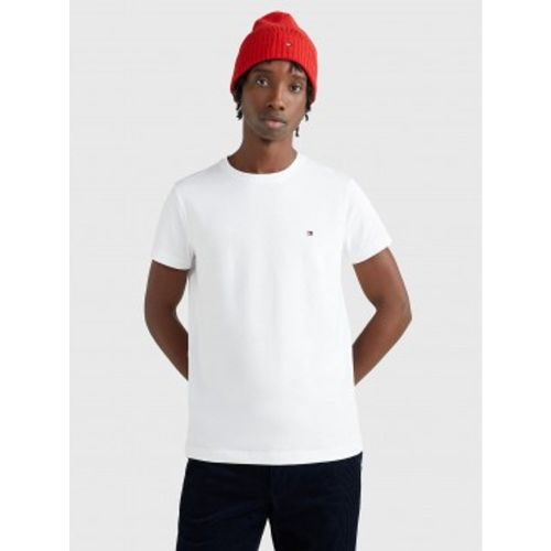 MW0MW27539 TH Flex T-shirt slim fit (S), Casuel, Manche courte, Le coton biologique, Durable - Tommy Hilfiger - Modalova