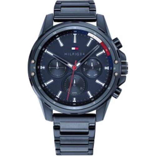 Montre analogique Acier marin (OSFA), Casuel, Bracelet, Acier inoxidable, Marine - Tommy Hilfiger - Modalova