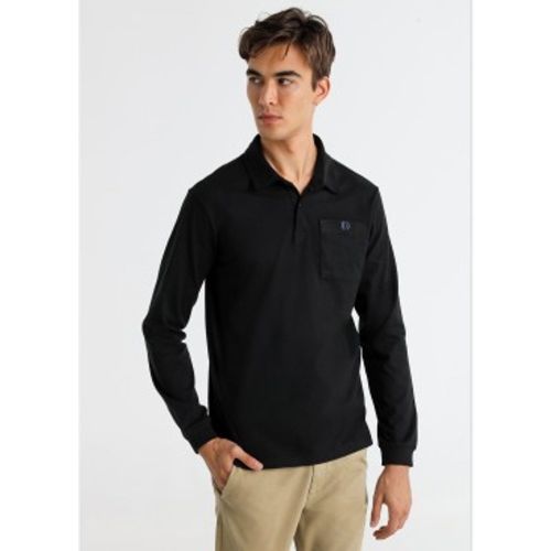Polo uni avec poche de poitrine (S), Casuel, Coton, Manche longue - Bendorff - Modalova