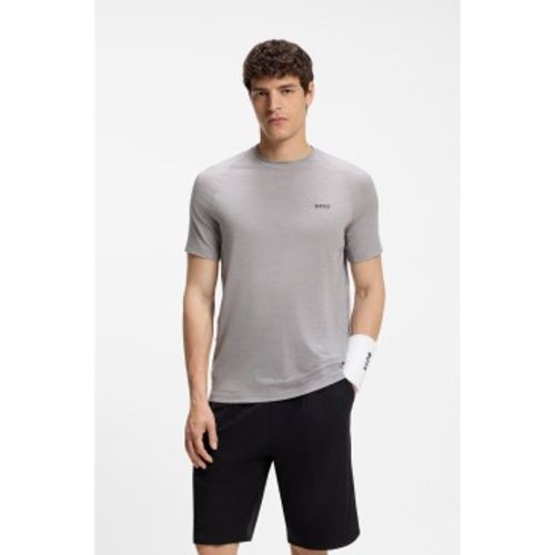 T-shirt de sport slim fit (L), Casuel, Manche courte, Lyocell - Boss - Modalova