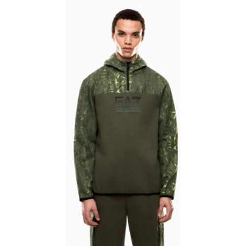 M001131_AF16549 Sweat à capuche Graphic Series (M), Casuel, Coton, Manche longue - EA7 - Modalova