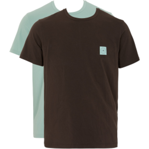 EM000391_AF14984 Set 2 T-shirts Marron bas, (L), Homewear, Coton, Manche courte - Emporio Armani - Modalova