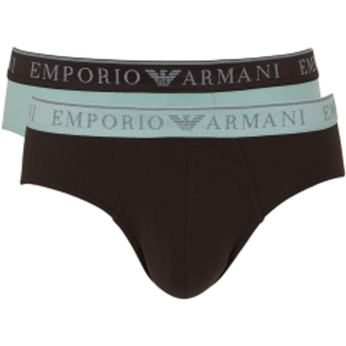 EM000251_AF10776 Ensemble 2 slips simples marron, (L), Homewear, Coton - Emporio Armani - Modalova