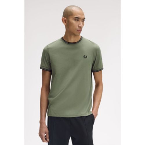 M1588 T-shirt à double boutonnage (S), Casuel, , Coton, Manche courte - Fred Perry - Modalova