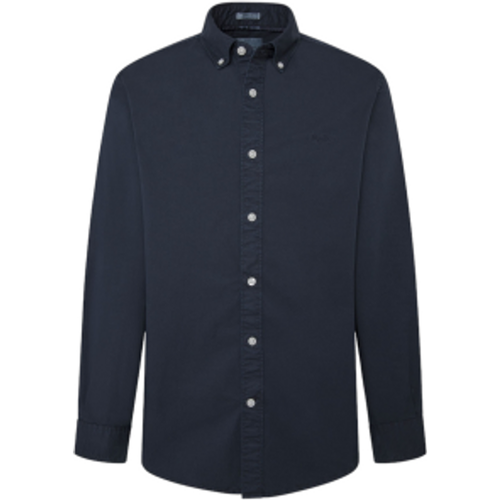 PM308728 Chemise Manley (S), Casuel, Coton, Manche longue, Marine - Pepe Jeans - Modalova