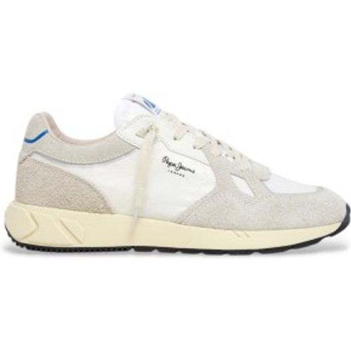 PMS60036 Baskets en cuir Marlon Divided , (45), Plat, Lacets, Casuel - Pepe Jeans - Modalova