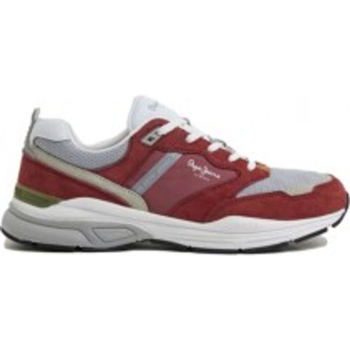 PMS30936 Baskets en cuir combinées Dave Urban (45), Plat, Lacets, Casuel - Pepe Jeans - Modalova