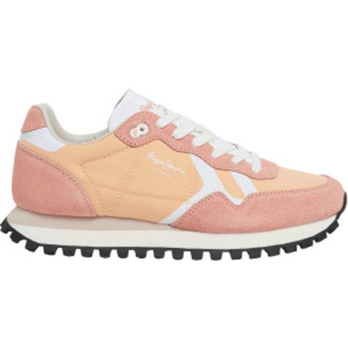 PLS40013 Baskets en cuir à imprimé Brit-On (39), Plat, Lacets, Casuel - Pepe Jeans - Modalova