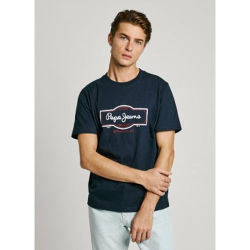 PM509786 T-shirt Daxton (M), Casuel, Coton, Manche courte, Marine - Pepe Jeans - Modalova