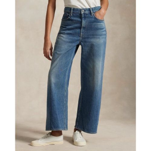 Jean à jambe large et à taille haute (25/32), Casuel, Coton, Denim - Polo Ralph Lauren - Modalova