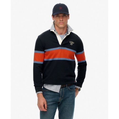 M6010909A Polo vintage Athletic Eagle , (S), Casuel, Coton, Manche longue - Superdry - Modalova