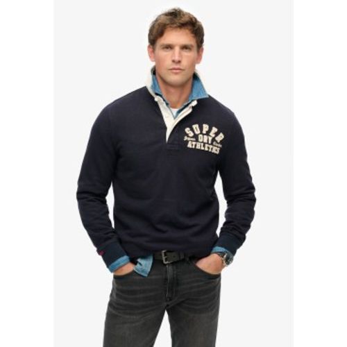 M2014011A Polo vintage Athletic (S), Casuel, Coton, Manche longue - Superdry - Modalova