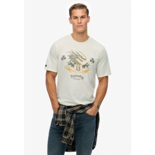 M1012238A T-shirt Campaign Souvenir (M), Casuel, Coton, Manche courte - Superdry - Modalova