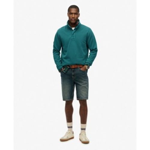 M2014093A Sweat à demi-zip Classic Pique (S), Casuel, Coton, Manche longue - Superdry - Modalova