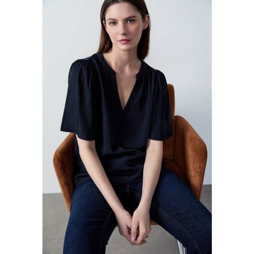 Blouse col v manches courtes - Elyssa - S - Etam - Modalova