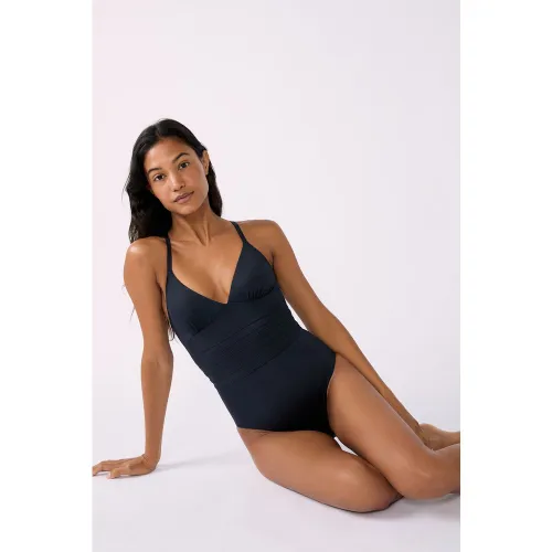 Maillot de bain 1 pièce dos croisé menstruel smoon - Nereides - XS - Etam - Modalova
