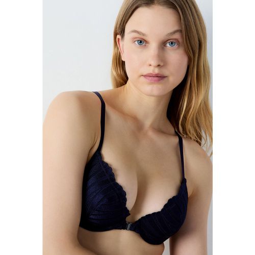 Soutien-gorge n.2 - le push-up plongeant détails bijoux - Exquise - 85B - Etam - Modalova