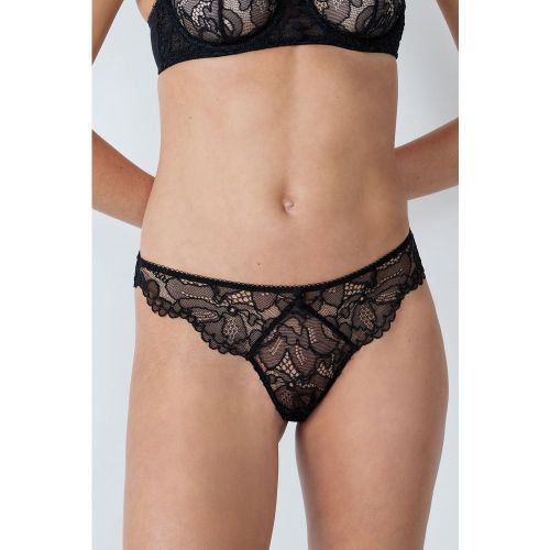 Tanga en dentelle - Coeur - 34 - Etam - Modalova