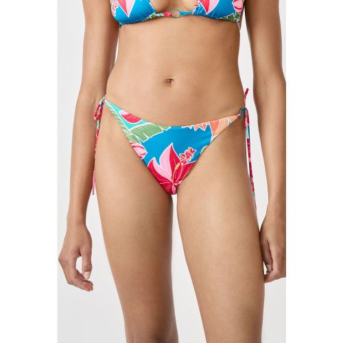 Culotte bikini brésilien bas de maillot à motifs - Hibiscus - 34 - Etam - Modalova