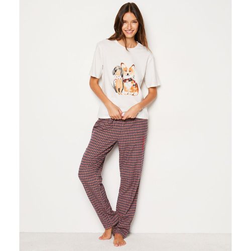 Pantalon de pyjama à carreaux corgi - Gilson - XS - Etam - Modalova