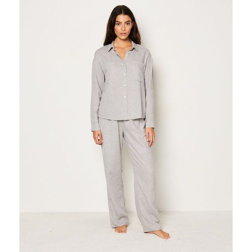 Pantalon de pyjama droit en lin - Isame - XS - Etam - Modalova