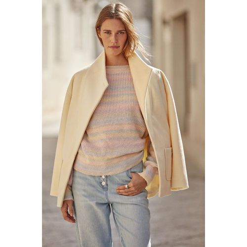 Manteau col large ceinturé - Paulia - 34 - - Etam - Modalova