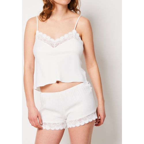 Short de pyjama détails dentelle - Story - XS - Etam - Modalova