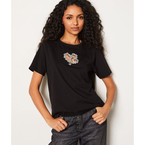 T-shirt avec cœur en strass - Fofie - S - Etam - Modalova