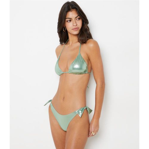 Triangle haut de maillot effet miroir - Chrome - 42 - Etam - Modalova