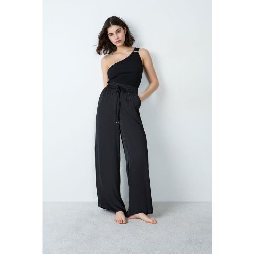 Pantalon satiné coupe large - Cheeta - XS - Etam - Modalova